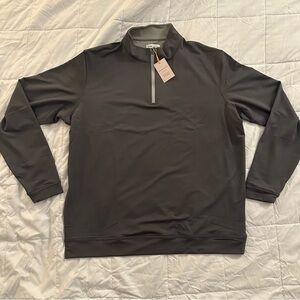 Peter Millar Perth Quarter-Zip: Iron | Men’s XL | Golf Pullover | New with Tags